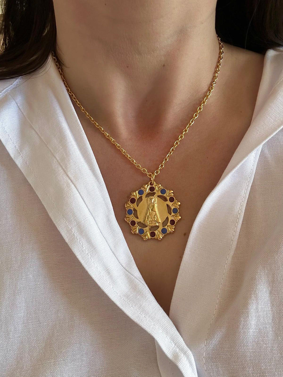 Medalla de la Virgen de los Desamparados bicolor – Khartes Madrid