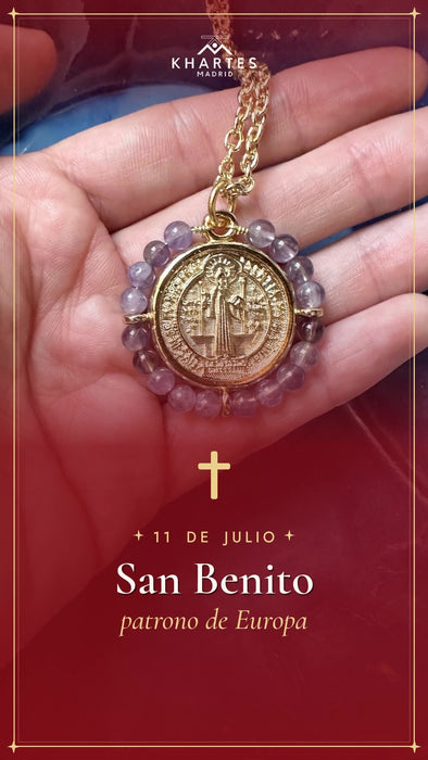 Vídeo San Benito, patrono de Europa: significado de su medalla y medallas San Benito – Khartes Madrid