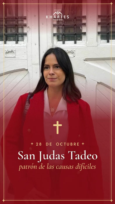 Vídeo San Judas Tadeo, patrono de las causas difíciles, y medallas San Judas y Guadalupe – Khartes Madrid